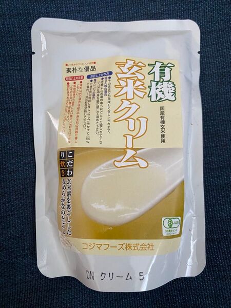 コジマフーズ 有機玄米クリーム 200g×18袋