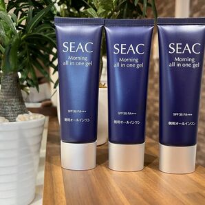 新品 SEAC シーク オールインワンジェル朝用50g 3個