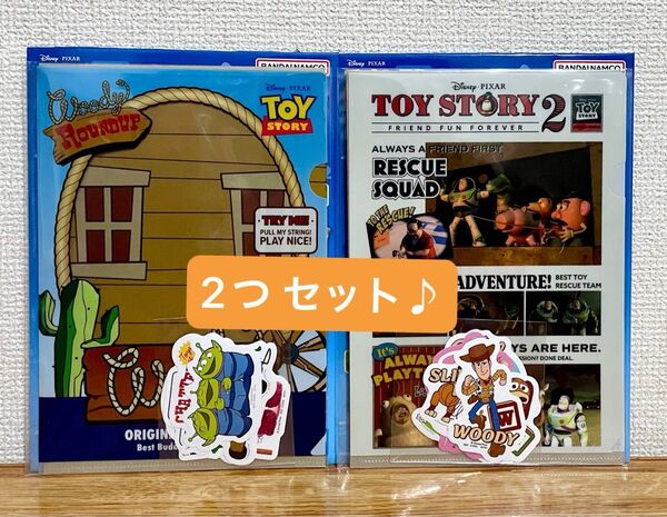 トイストーリー 一番くじ J賞 名場面クリアファイル&ステッカー
