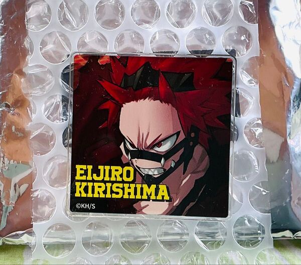 僕のヒーローアカデミア ヒロアカ 切島 スクエア アクリルバッジ ジャンプショップ 缶バッジ