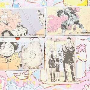 僕のヒーローアカデミア 原画展 メモリアルカード 荼毘 轟 焦凍 エンデヴァー ショート ステッカー マグネット ヒロアカ