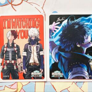 僕のヒーローアカデミア 原画展 マグネットステッカー 荼毘 轟 焦凍 カード ヴィラン ショート ジャンプ ヒロアカ