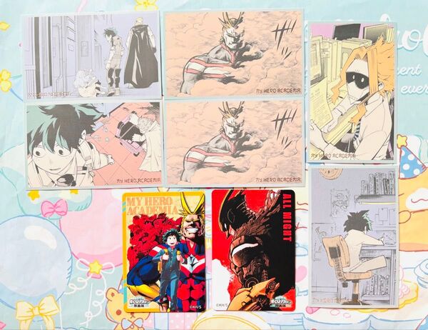 僕のヒーローアカデミア 原画展 オールマイト 緑谷 デク メモリアルカード マグネットステッカー ジャンプ 堀越耕平