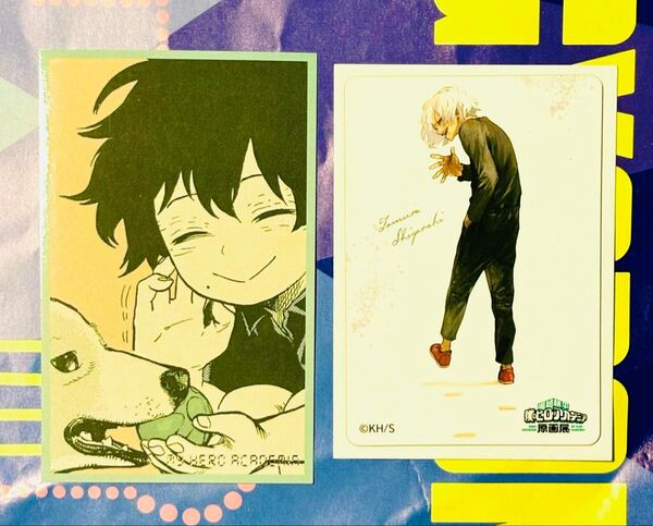 僕のヒーローアカデミア 原画展 マグネットステッカー 死柄木弔 天弧 メモリアル カード ヴィラン ヒロアカ フォト