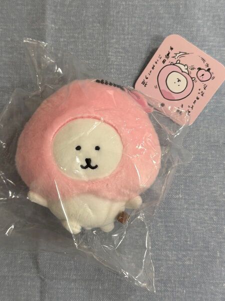 ナガノのくま ぬいぐるみ 桃と踊るマスコット