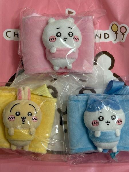 ドリンクカップホルダー ちいかわ ハチワレ うさぎ 3点セット