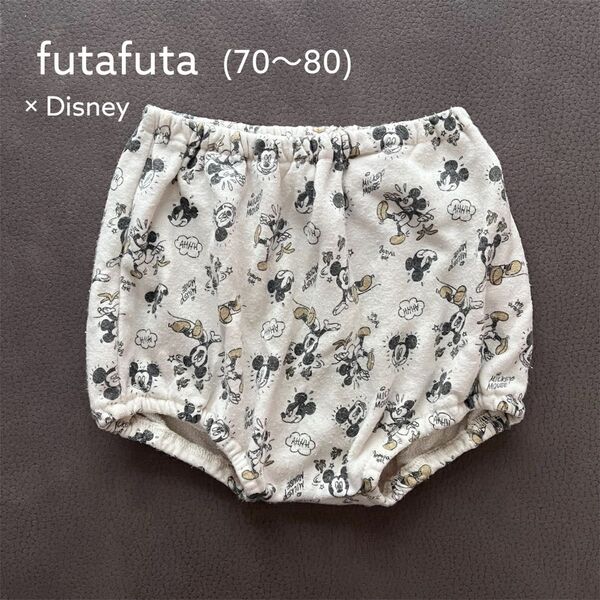 futafuta × Disney ベビーパンツ (70〜80) ミッキーマウス