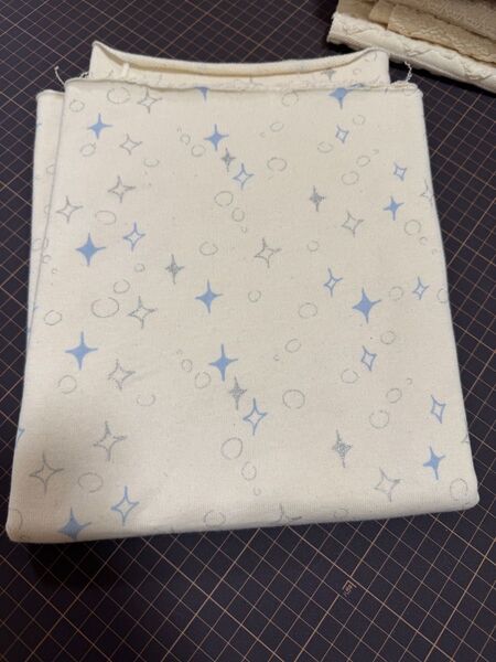 maple and a fabric ミニ裏毛ニット shine ラメあり 50cm