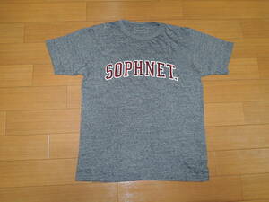SOPHNET. ソフネット デカロゴ Tシャツ L ARCH LOGO TEE / カットソー