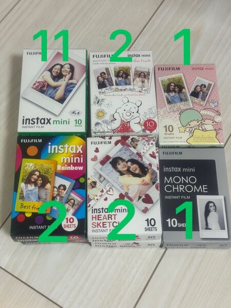 instax mini チェキ フィルム 19個セット まとめ売り