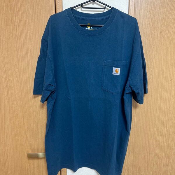 Carhartt Tシャツ 古着 カーハート Carhartt Tシャツ アメリカ古着 胸ポケット 半袖Tシャツ M 半袖