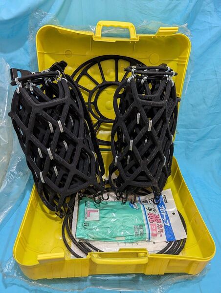 日産純正 スーパーサイル タイヤチェーン D0360-SR12A 非金属 未開封未使用 商品撮影で開封 現状 215 65R15