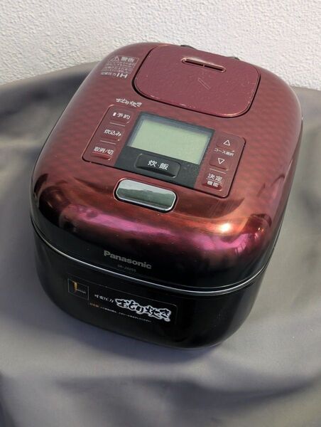 動作OK 3合 小型で高機能 Panasonic 圧力IHジャー炊飯器 おどり炊き Jコンセプト日本製 SR-JX055 内釜痛み
