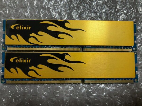 DDR3-1600(PC3-12800) デスクトップPC用メモリー 8GB×2枚組 16GB Elixir ②