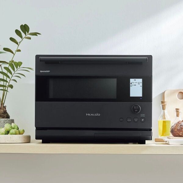【延長保証6年付き!】【新品未開封】シャープ SHARP オーブン ヘルシオ マットブラック 30L 縦開き AX-N1B-B