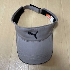 PUMA サンバイザー グレー ゴルフ
