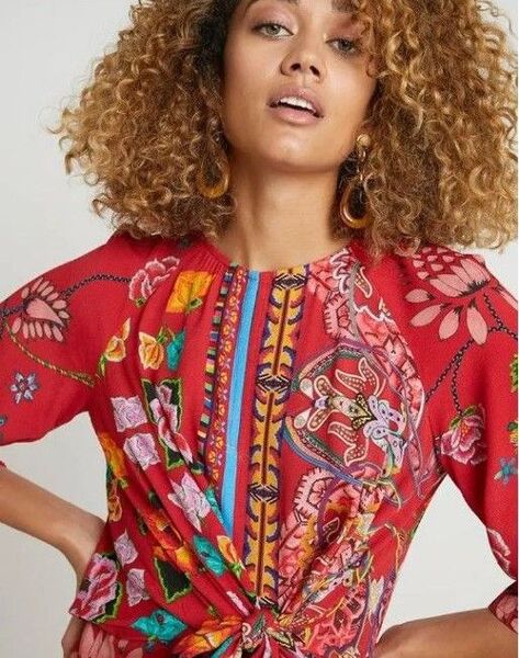 デシグアル Desigual プリント柄 ワンピース パーティードレス