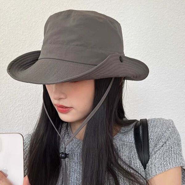 男女兼用 サファリハット バケット アドベンチャー つば広 折りたたみ式 収納便利 日焼け対策 登山 お釣り アウトドア 帽子