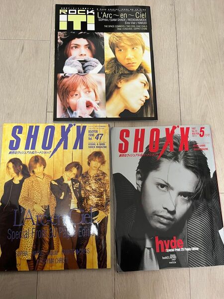 SHOXX 47号 L'Arc~en~Ciel 特集 ラルク セット hyde