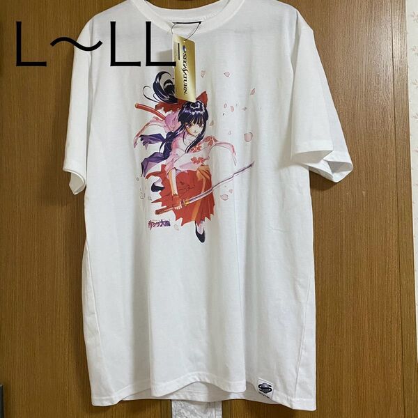 サクラ大戦 Tシャツ セガ しまむら 真宮寺さくら セガサターン L〜LL