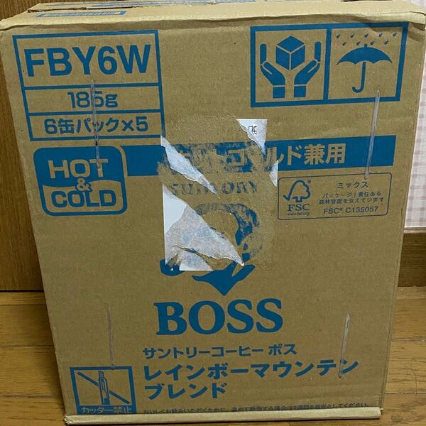 BOSS レインボーマウンテン サントリー 1 ケース 30缶 185g×6缶