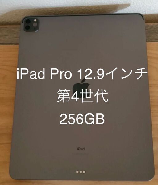 【美品】iPad Pro 12.9インチ 第4世代 Wi-Fiモデル 256GB スペースグレイ 動作確認済み