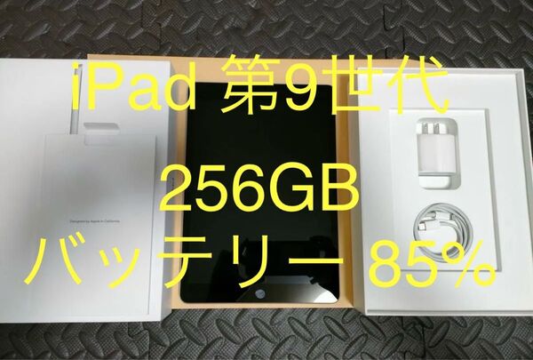 iPad 第9世代 Wi-Fi 256GB シルバー MK2P3J/A A2602 動作確認済