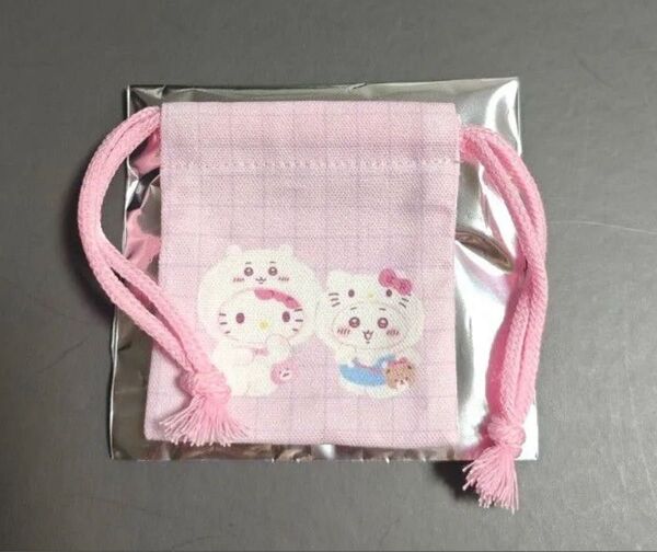 サンリオ ちいかわ ノベルティ ミニ巾着 ちいかわ キティ