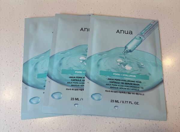 anua アヌアPDRN ヒアルロン酸 シートマスク 3枚セット