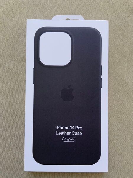 Apple未開封iPhone 14 Pro レザーケース ミッドナイト純正