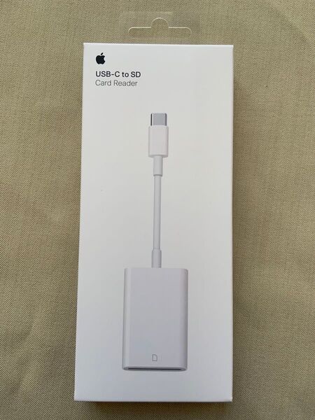 Apple未開封USB-C to SD Card Readerカードリーダー純正