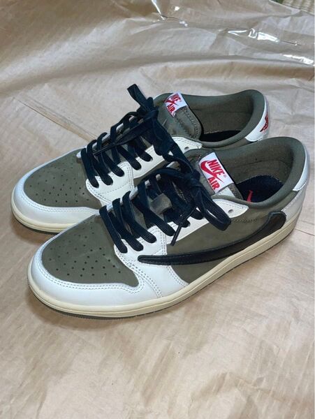 TravisScott×NikeAJ1 LowOGSP ReverseOlive 25.5