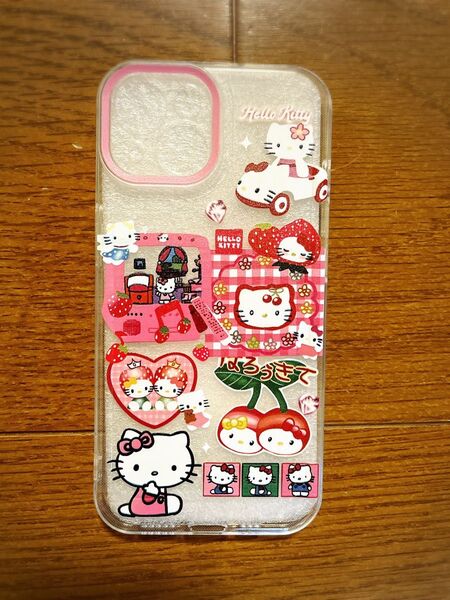 新品未使用★キティ★iphone15ケース