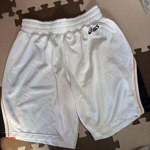 asics バスケットボールパンツ ホワイト バスパン 女子 男児