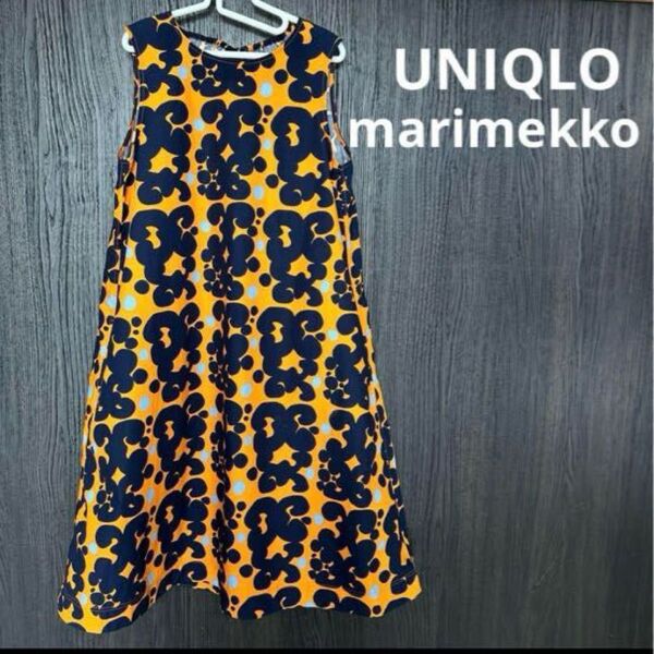 ユニクロ UNIQLO マリメッコ marimekko ノースリーブ ワンピース ノースリーブワンピース