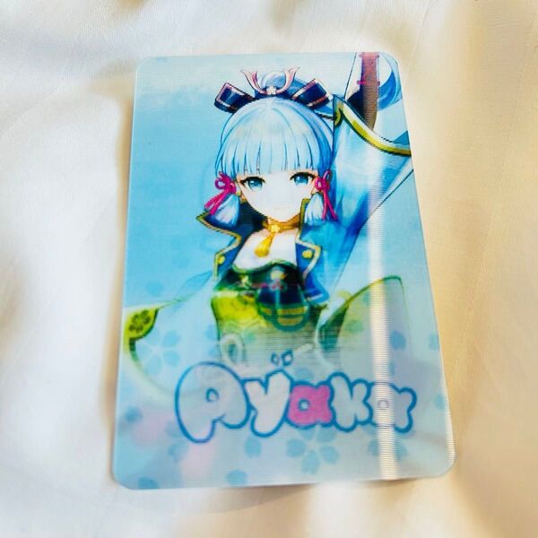 原神 minini 韓国 購入特典 レンチキュラー フォトカード 神里綾華