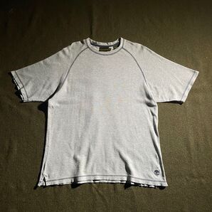 90s Timberland ワッフル生地 ステッチライン Tシャツ M