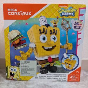 新品未開封【Mega blocks 】メガブロック スポンジボブ 貯金箱