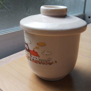 蓋付き陶器容器 小物入れ 茶碗蒸し