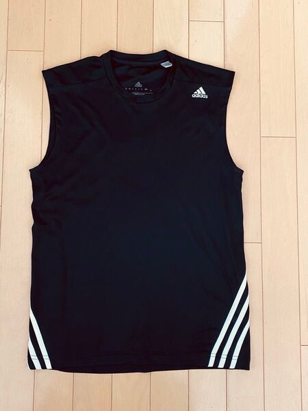 adidas climalite ノースリーブシャツ M 黒 インナーシャツ アディダス タンクトップ 送料無料