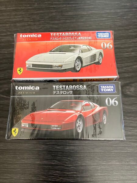 【新品未開封】トミカ トミカプレミアム 06 フェラーリ テスタロッサ 通常&発売記念仕様 2台セット