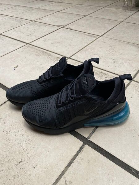 NIKE AIR MAX 270 ブラック/ブルー 27.5cm