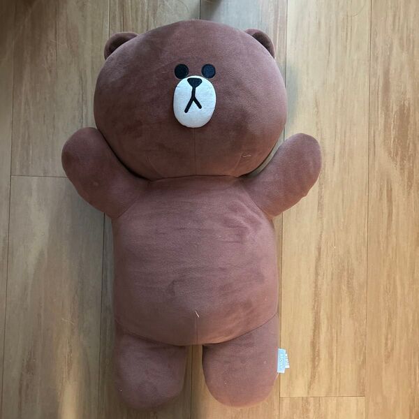 LINE FRIENDS ブラウン ぬいぐるみ 特大
