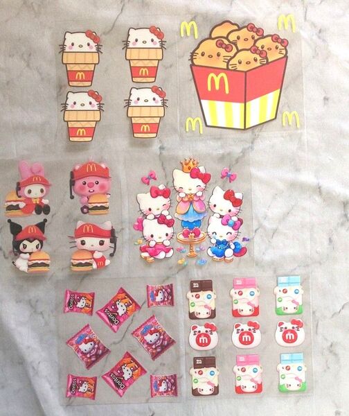 カップラップシール セット キティ カプラハーフ6枚セット