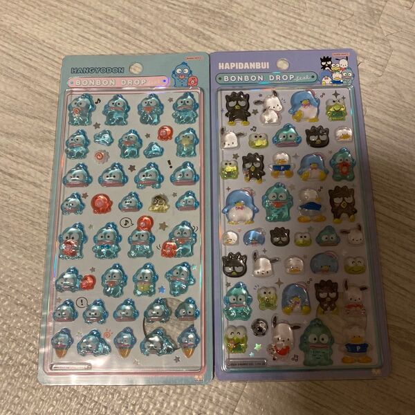 ボンボンドロップシール はぴだんぶい ハンギョドン サンリオ