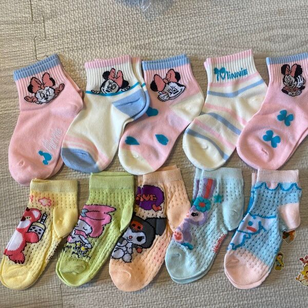 15-17センチ 靴下 女の子 かわいい ソックス まとめ売り