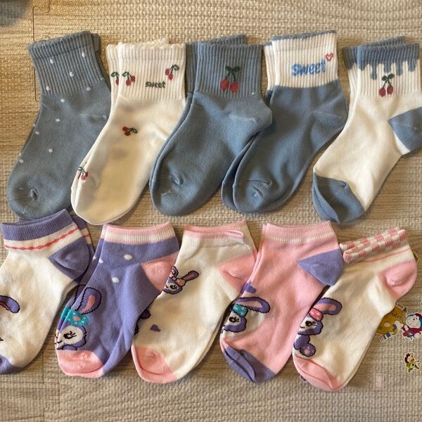 16-18センチ 靴下 女の子 かわいい ソックス まとめ売り