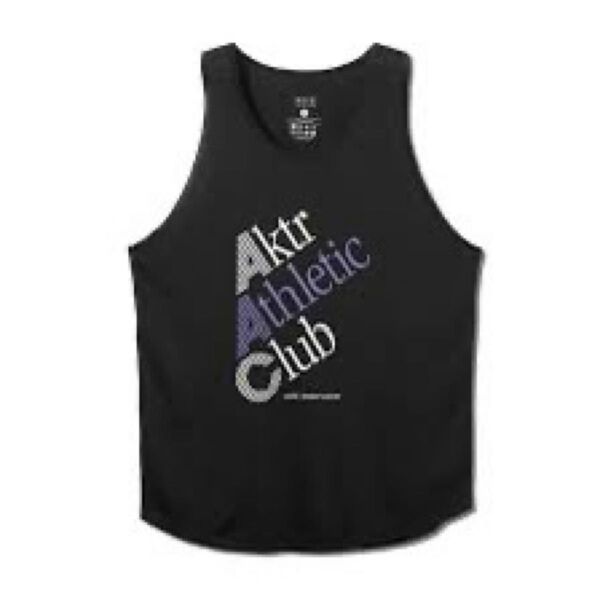 AKTR AACxSPORTY COFFEE ATHLETIC TANK BLACK M