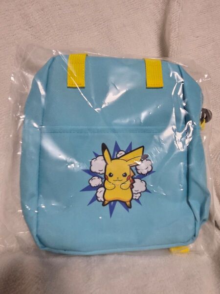 【カテゴリー変更可能】ポケモン ピカチュウ ミニショルダーバッグ 水色 未使用