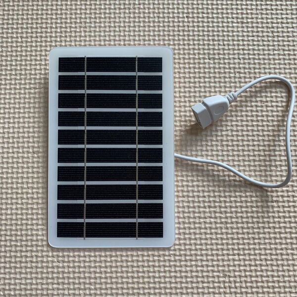 ソーラーパネル 太陽光発電パネル USB出力 2W 5V